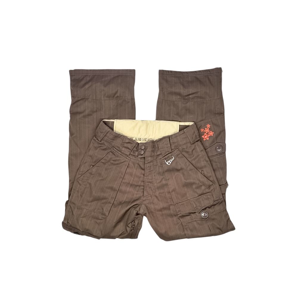 SIMS Women's Brown Insulated Cargo Snow Pants Size Small